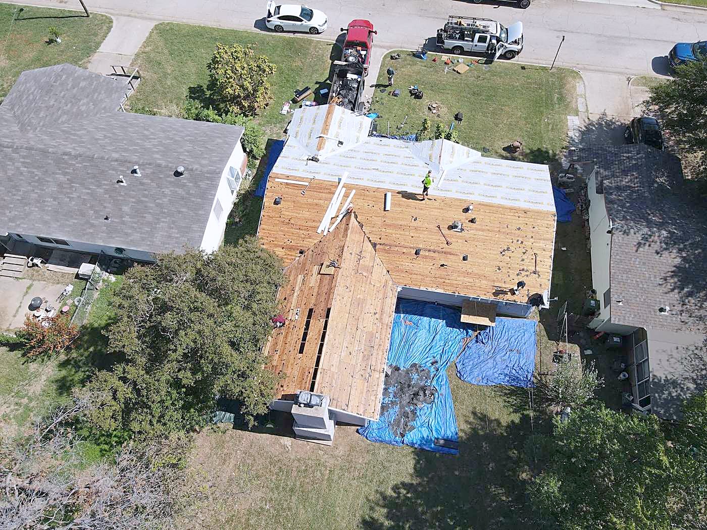 Texas Construction Group crew at work